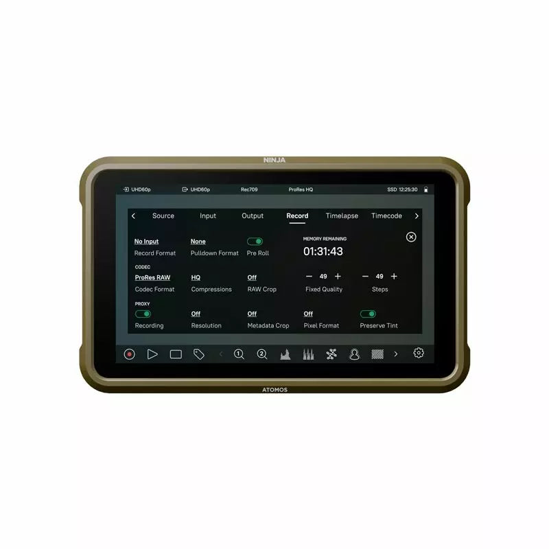 Moniteur enregistreur 5,2" Atomos Ninja - 4K Apple ProRes RAW